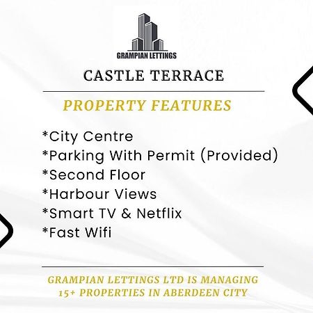 شقة Castle Terrace - Grampian Lettings Ltd أبردين المظهر الخارجي الصورة