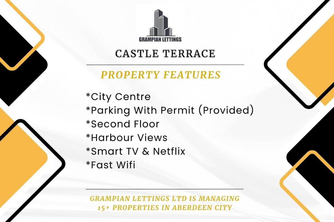 شقة Castle Terrace - Grampian Lettings Ltd أبردين المظهر الخارجي الصورة